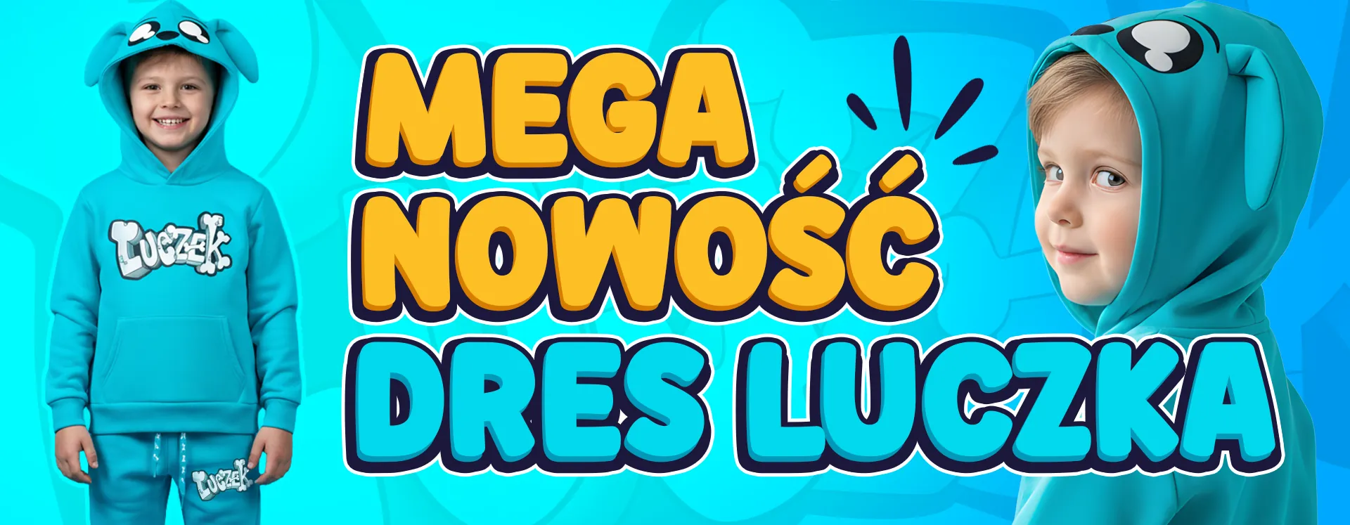 Mega nowość: dres Luczka, bluza z uszkami i spodnie