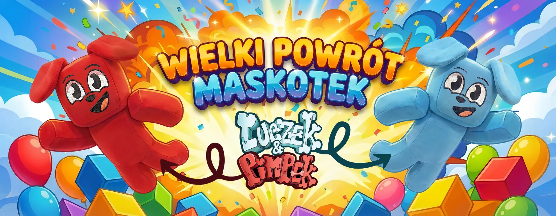 Wielki powrót maskotek Luczka i Pimpka