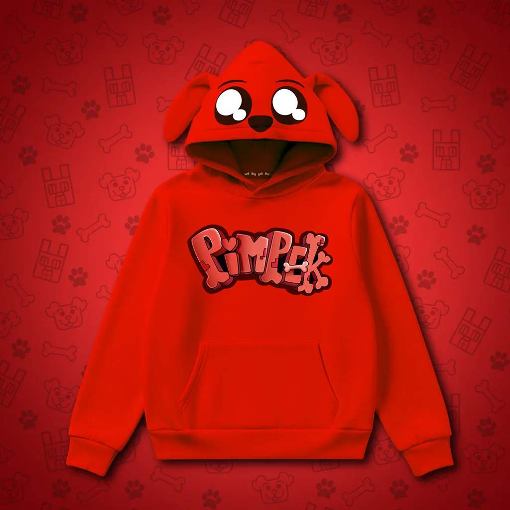 Zestaw: bluza z uszkami + spodnie Pimpek